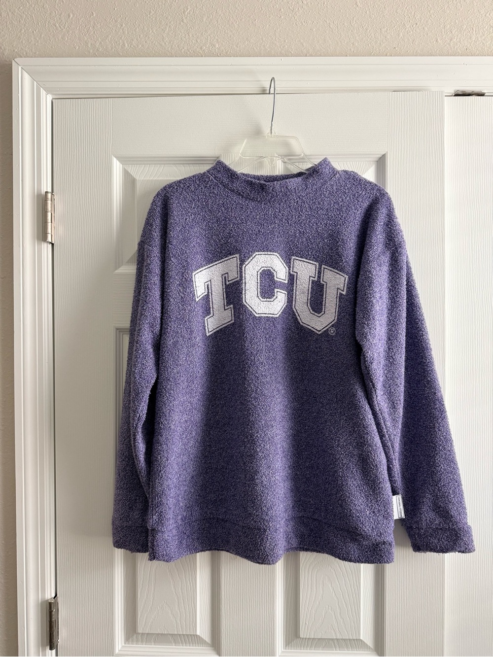 Woolly Threads TCU Crewneck Pullover Sweater